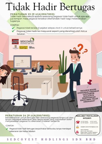 SVH tidak hadir bertugas